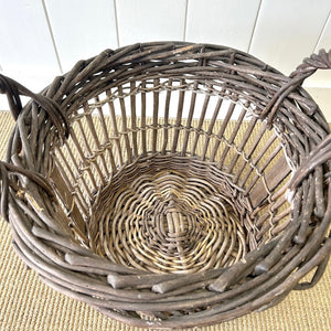 An Antique English Potato Gathering Basket