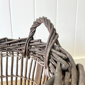 An Antique English Potato Gathering Basket