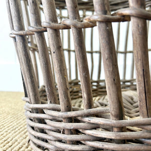 An Antique English Potato Gathering Basket