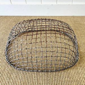 An Antique Wire Farmhouse Basket