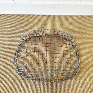 An Antique Wire Farmhouse Basket