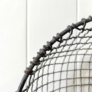 An Antique Wire Farmhouse Basket