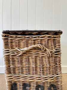 An Antique English Mill Basket c1890