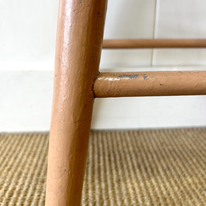 A Pair of Painted Antique English Stools