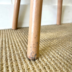 A Pair of Painted Antique English Stools