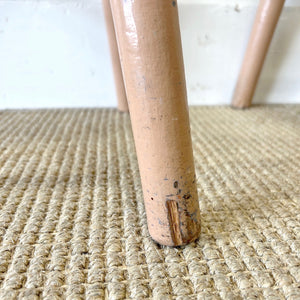 A Pair of Painted Antique English Stools