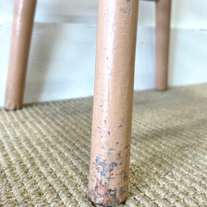 A Pair of Painted Antique English Stools