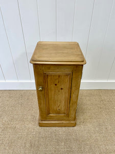 A Charming English Pine Nightstand c1890