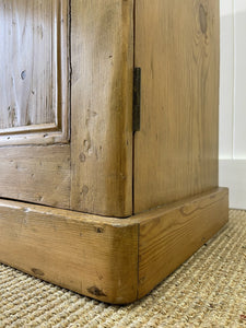 A Charming English Pine Nightstand c1890