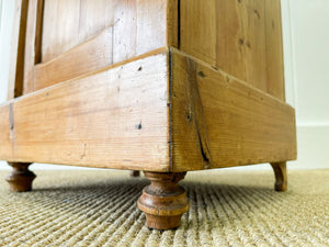 A Charming English Pine Nightstand c1890