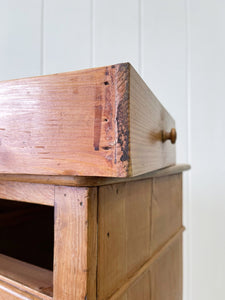 A Charming English Pine Nightstand c1890