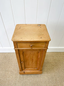 A Charming English Pine Nightstand c1890