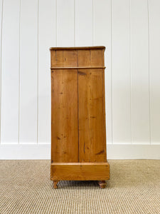 A Charming English Pine Nightstand c1890