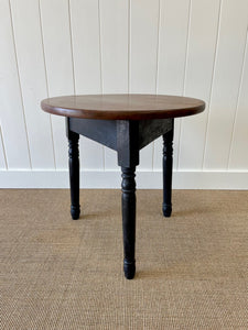 Antique English Pine Side Cricket Table c1860