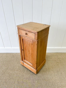 A Charming English Pine Nightstand c1890