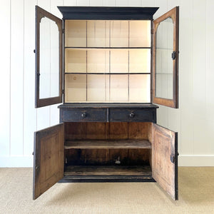 A 19th Century Ebonized English Bookcase