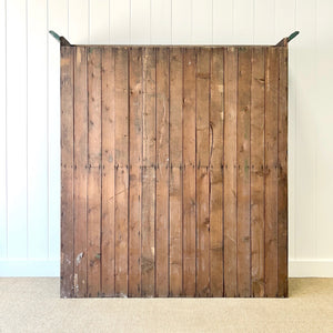 An Antique English Housekeeper's Cupboard in Green