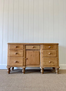 An English Pine Sideboard c1860