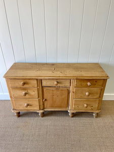 An English Pine Sideboard c1860