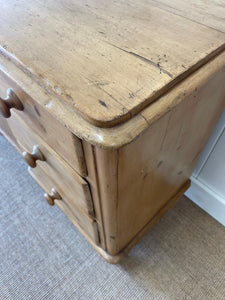 An English Pine Sideboard c1860