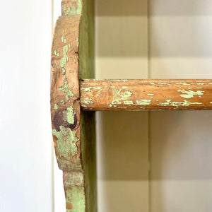 A Rustic English Painted Shelf