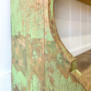 A Rustic English Painted Shelf