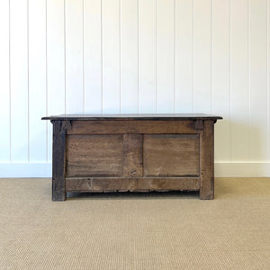 An English Oak Coffer or Coffee Table