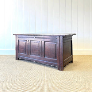 An English Oak Coffer or Coffee Table