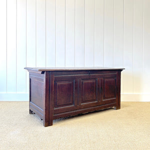 An English Oak Coffer or Coffee Table