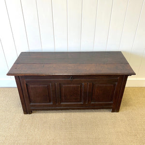 An English Oak Coffer or Coffee Table