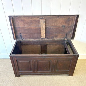 An English Oak Coffer or Coffee Table