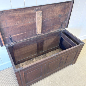 An English Oak Coffer or Coffee Table