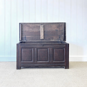 An English Oak Coffer or Coffee Table