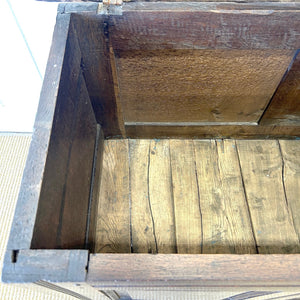 An English Oak Coffer or Coffee Table