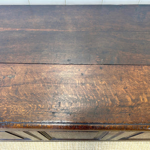 An English Oak Coffer or Coffee Table