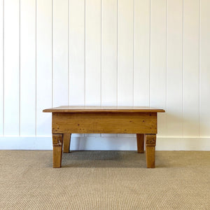 An Antique Country Pine Coffee Table