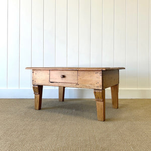 An Antique Country Pine Coffee Table