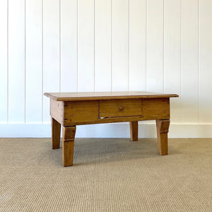 An Antique Country Pine Coffee Table