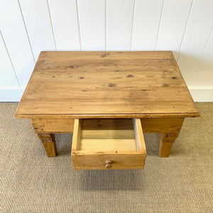 An Antique Country Pine Coffee Table