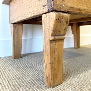 An Antique Country Pine Coffee Table