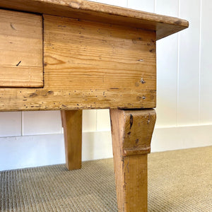 An Antique Country Pine Coffee Table