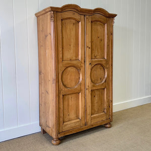 An Antique Pine 19th Century Cupboard