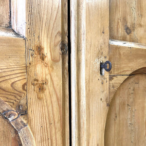 An Antique Pine 19th Century Cupboard