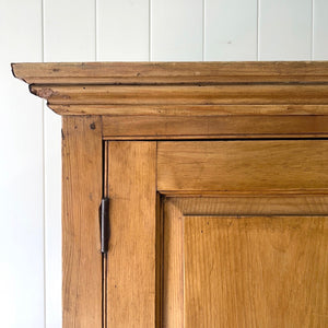 An English Georgian Linen Press Cupboard