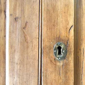 An English Georgian Linen Press Cupboard