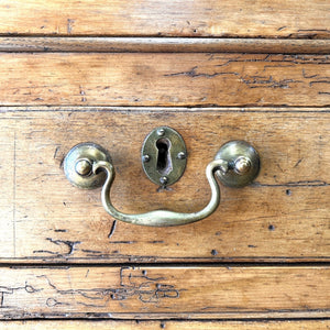 An English Georgian Linen Press Cupboard