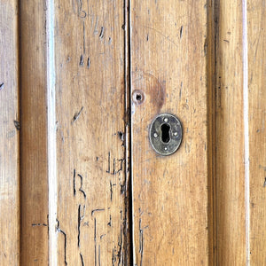 An English Georgian Linen Press Cupboard