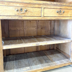 An English Georgian Linen Press Cupboard