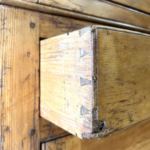 An English Georgian Linen Press Cupboard