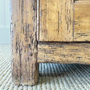 An English Georgian Linen Press Cupboard